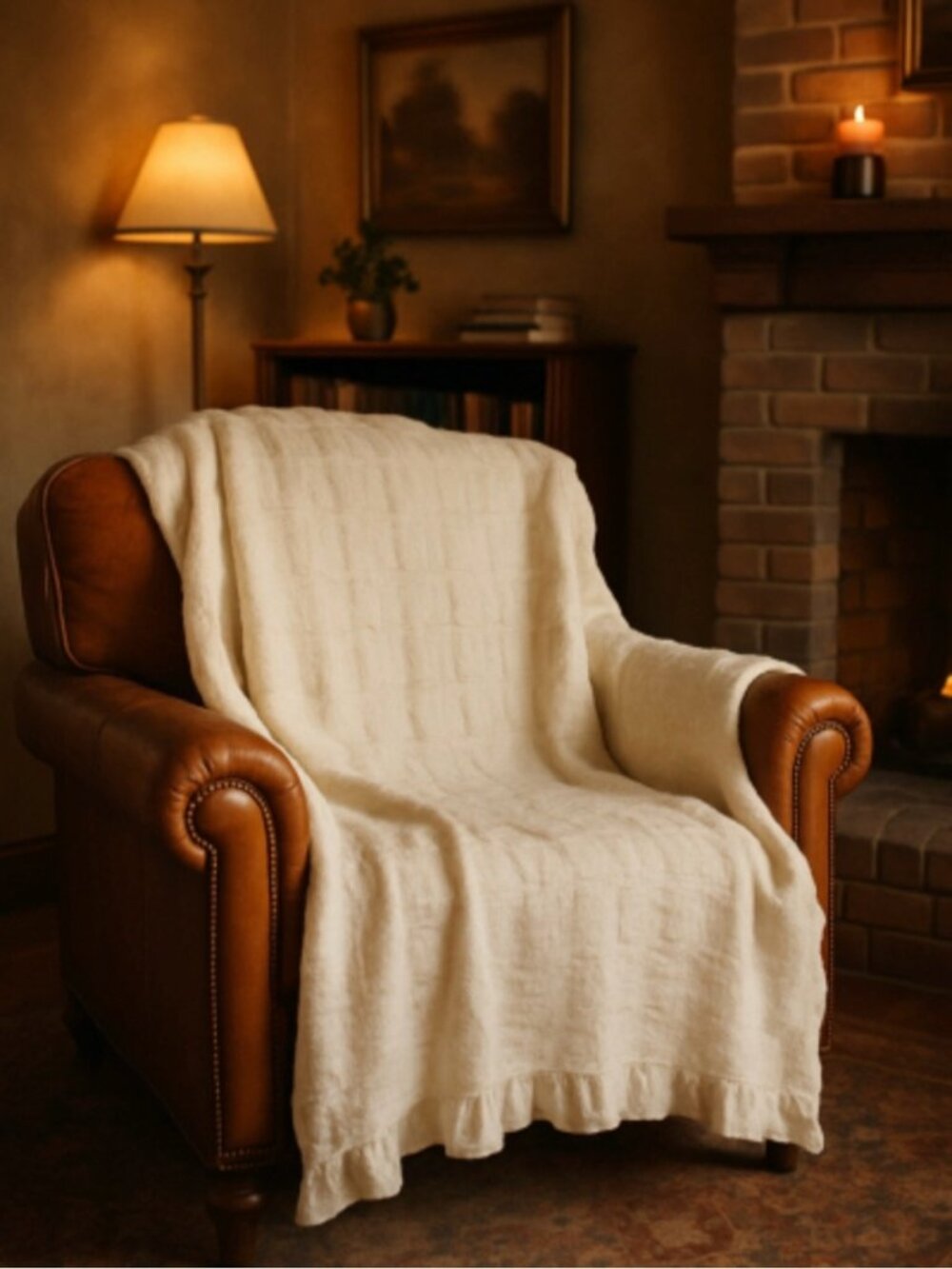 Vintage Pure Virgin Wool Blanket - 69 x 87", Twin / Oversized Throw!